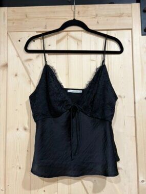 Black Abercrombie Crop Tank